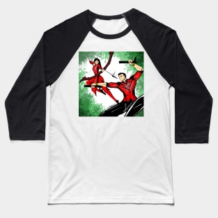 martial artist the arrow and the dragon ecopop asian art Baseball T-Shirt